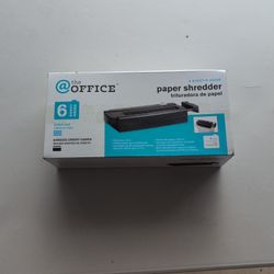 Paper Shredder - 6 Sheet