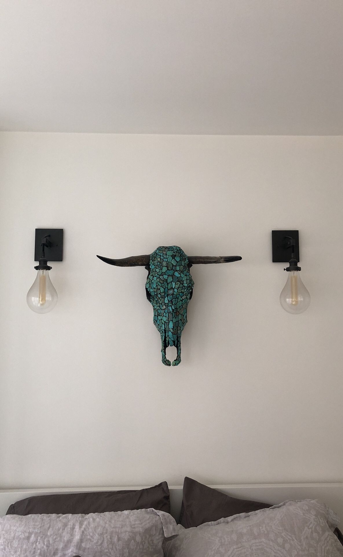 Real Turquoise Bull Head