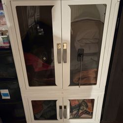 Mini Foldable Closet With Cabinet