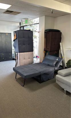 Sale!! $125 Brand New Multi Use Ottoman Sofa Bed Chair Recliner. Puff White, Brown, Light Gray , Green, Navy Blue (while Supplies Last)