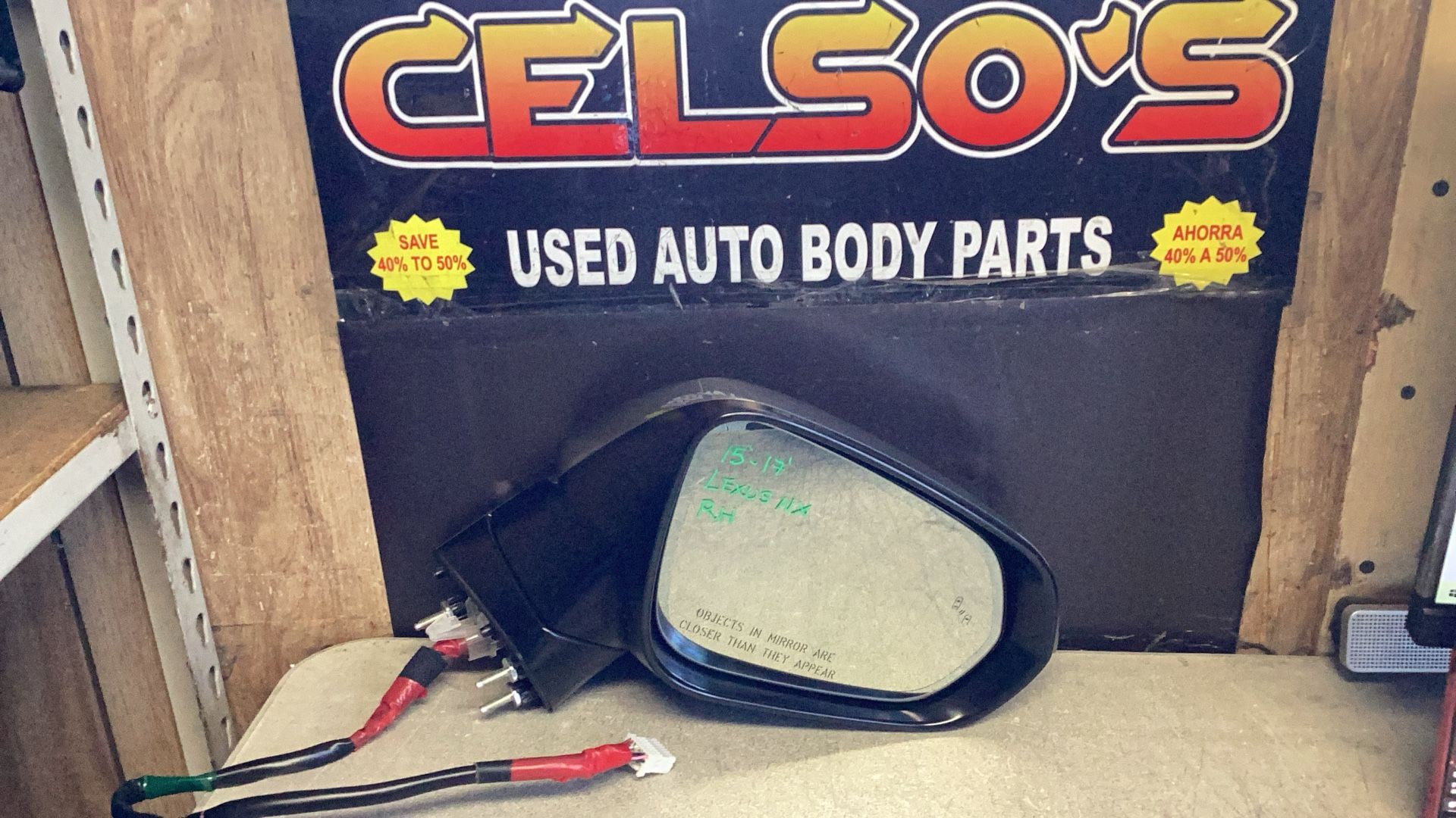 16 22 Lexus RX350 RX450h LH Mirror OEM. Silver