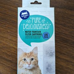 Whisker City Water Fountain Filter Cartridges - Large - 4 Pack [3 Remaining]