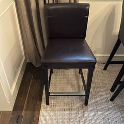 IKEA Bar Stools - 4 - Brown BERGMUND