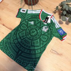 2026 World Cup Mexico Soccer Jersey Aztec Adidas Home Football Shirt NWT Size M (Camiseta De 2026 MundialFutbol)