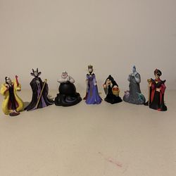 Disney Villains Bisque Porcelain Figures