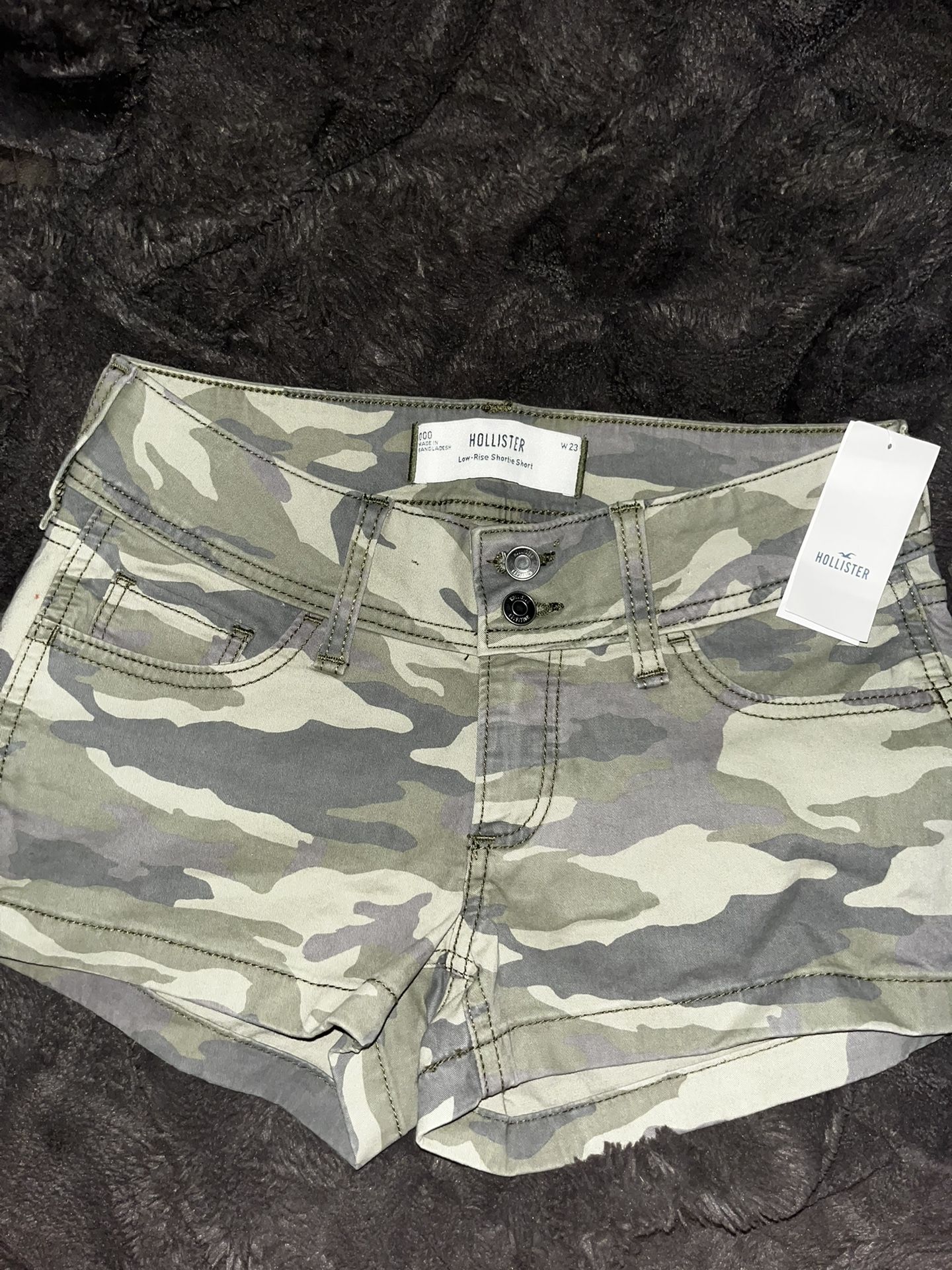 Holister low rise shortie shorts