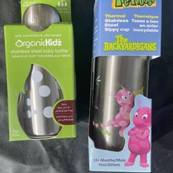 Treehouse Stainless Baby Bottles And Small Bottles 