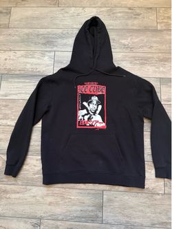 Ice Cube Japan Tour Graphic Pullover Hoodie - Size XL Black