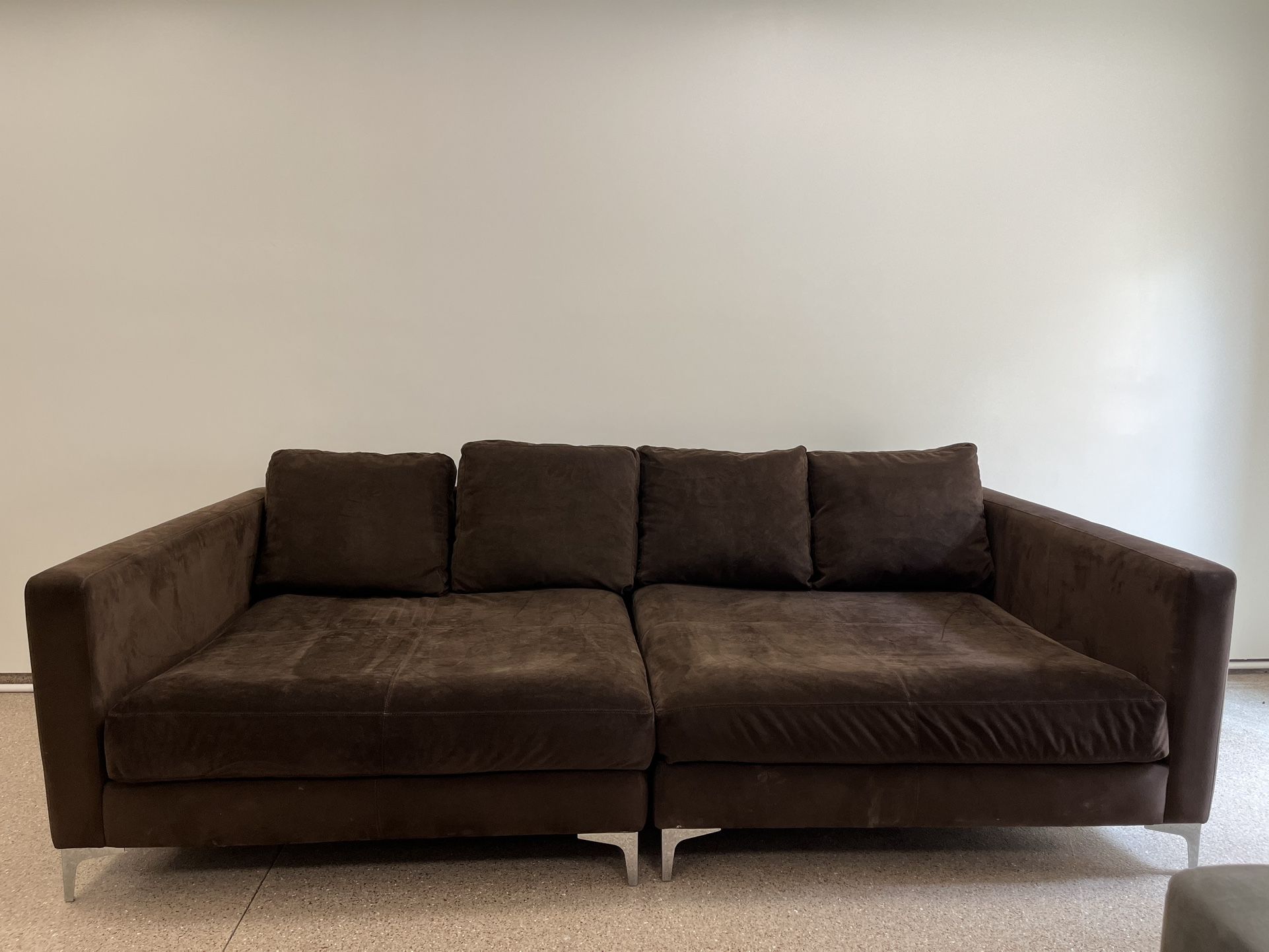 Large Brown Sofa 