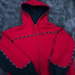 Supreme Piping Zip Up Hooded Sweatshirt