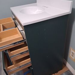 single bathroom vanity