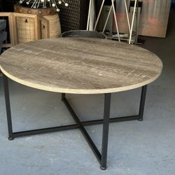 Modern Round Coffee Table 31.5d 16h