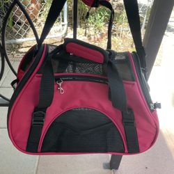 Maleta Para Transportar Algún Perrito Chiquito, Un Gatito, Un Pajarito O Una Mascota.