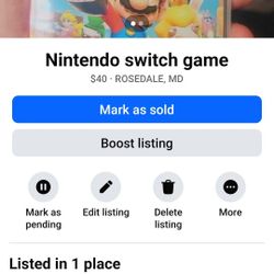 Nintendo Switch Game 