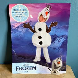 HALLOWEEN DISNEY FROZEN OLAF KIDS SIZE MEDIUM 8-10 COSTUME 