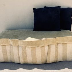 Large Cushy Storage Ottoman 