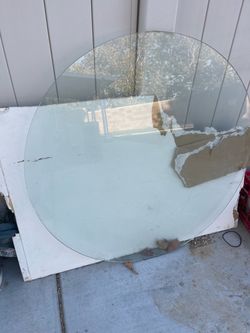 Glass Table top round 4 feet