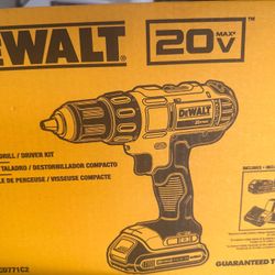 Dewalt Drill New In Box 20 Volt 