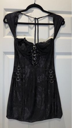 Fashion Nova Liliana Lace Micro Mini Dress XS