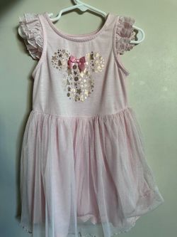 Pink Minnie Mouse Dress 3T