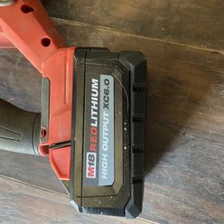 Milwaukee Sawzall & 6.0 Battery 