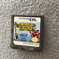 Nintendo DS Video Game World Zoo