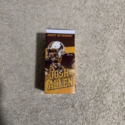 Josh Allen College Jersey Retirement Action Figure  