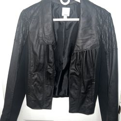 Halogen Leather Jacket 