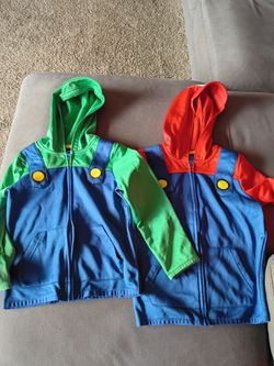 Mario and Luigi fleece jacket