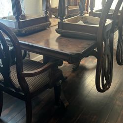 Ashley Dining Set With 6 Chairs-$300