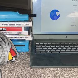 Hp Laptop And Nintendo Wii U