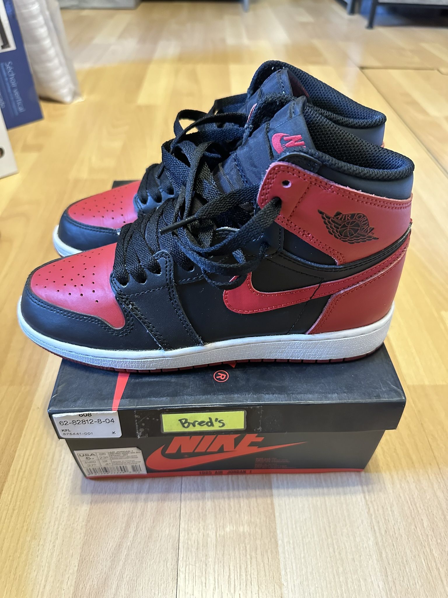 Air Jordan 1 “Breds” - Size 5y