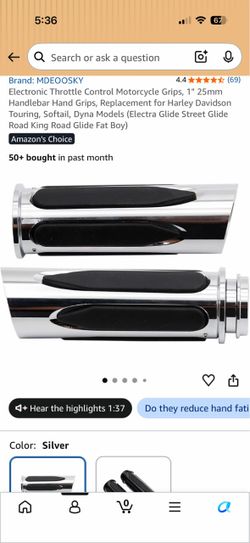 HARLEY DAVIDSON MOTORCYCLE GRIPS