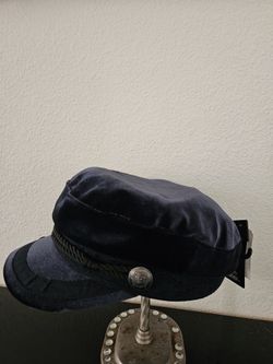 Velure Hat Navy Blue,  New