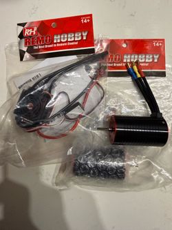Remo Hobby 60A electronic speed control (ESC). Remo Hobby 3(contact info removed)KV motor