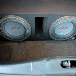2 10 Inch Alpine Type R Subwoofers 