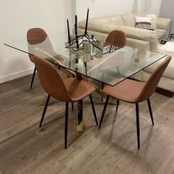 Glass Dining Table 