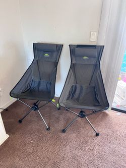 Cascade Mountain Tech Folding Camp Chairs – Set of 2