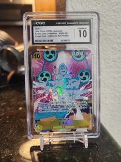 Enel Anime 25th Collection EB02-052 Super Rare Alt CGC GEM MINT 10 💎