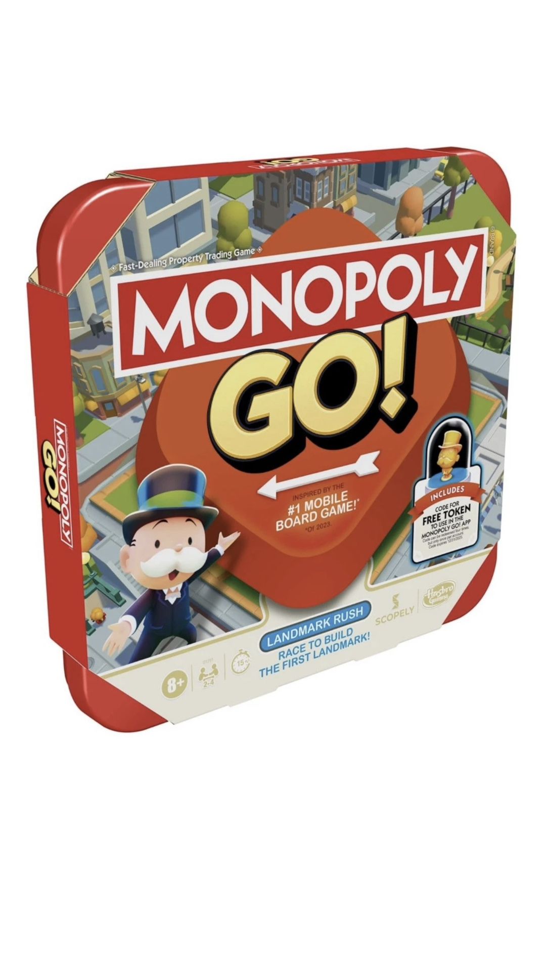 Monopoly GO! Board Game Inspired by the Popular Mobile Board Game Ages 8+