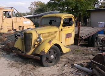 1936 Ford Stakebed Dually Truck