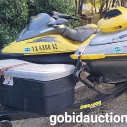 Jetski 2 Seadoo Jetskis With Trailer