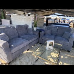 Set Sofas Color Gris Nuevo