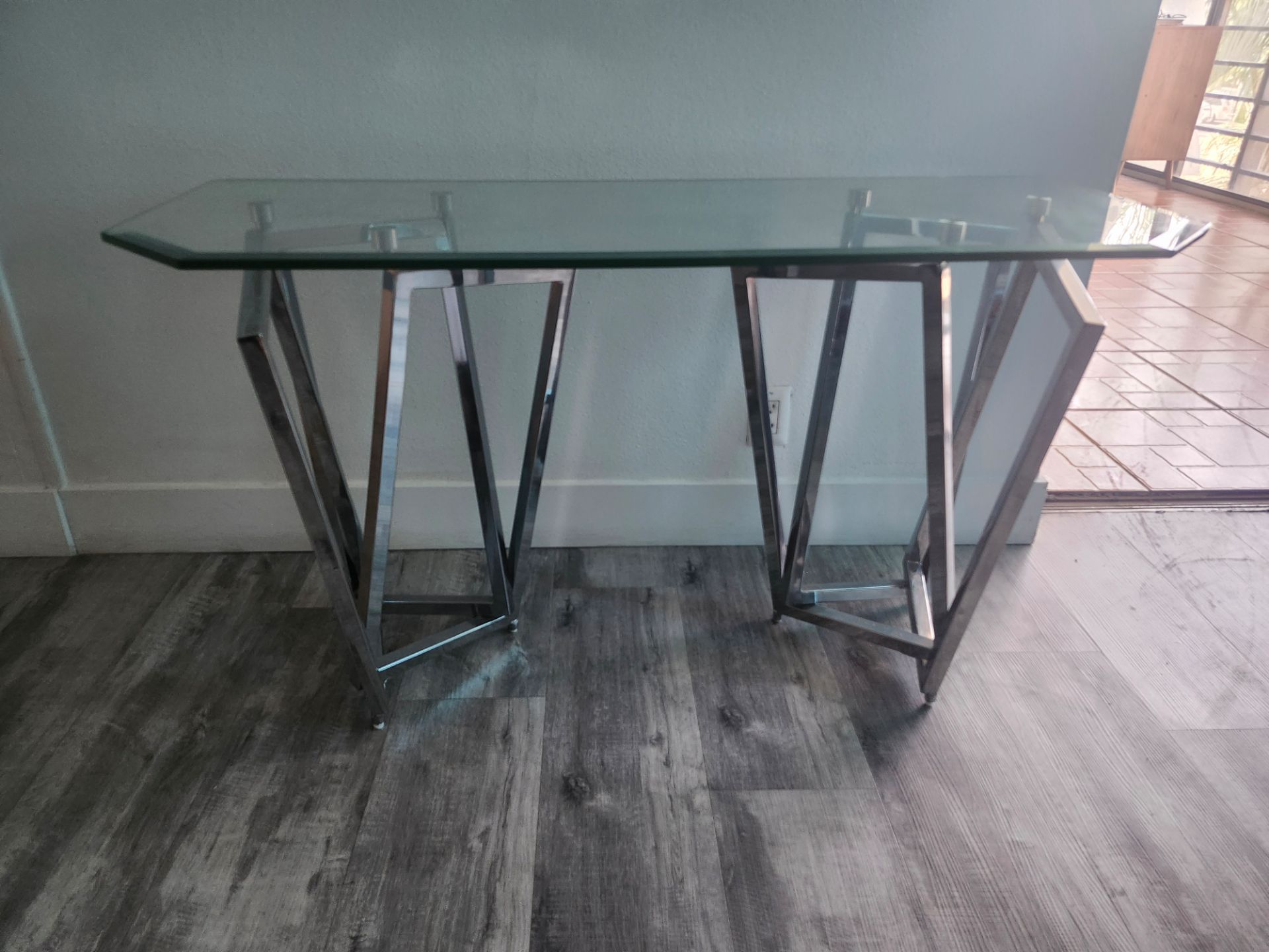Glass Console table