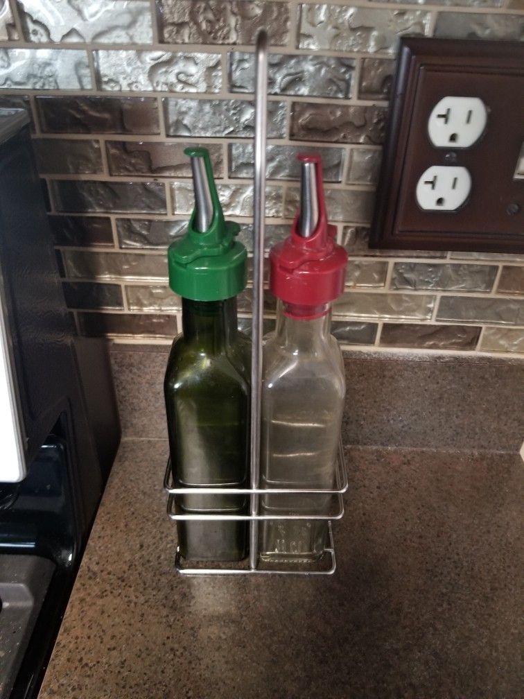 Glass Bottles With Holder