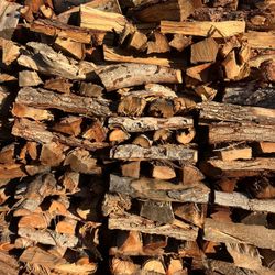 Firewood for sale dry and ready to burn