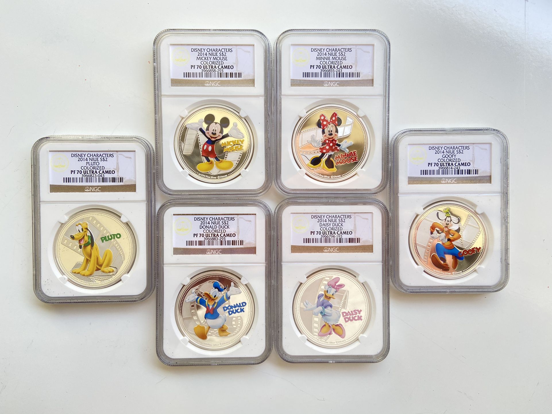 Disney Mickey & Friends Complete Set.