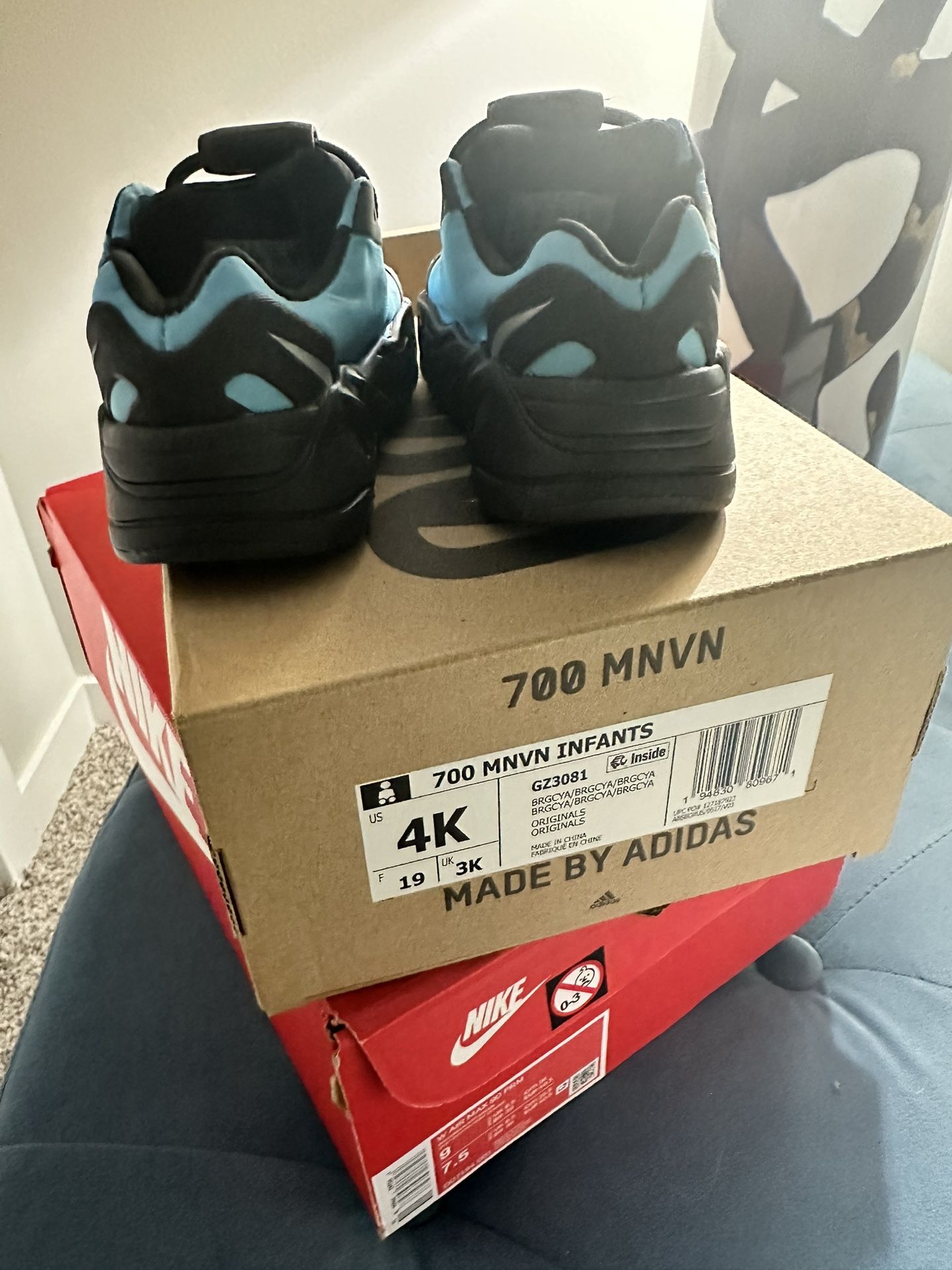 Size 4 infant Yeezys