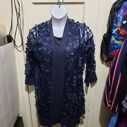 Women 2pc Set Cardigan Size L