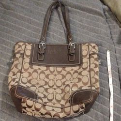 Authentic Coach Purse, Medium Size